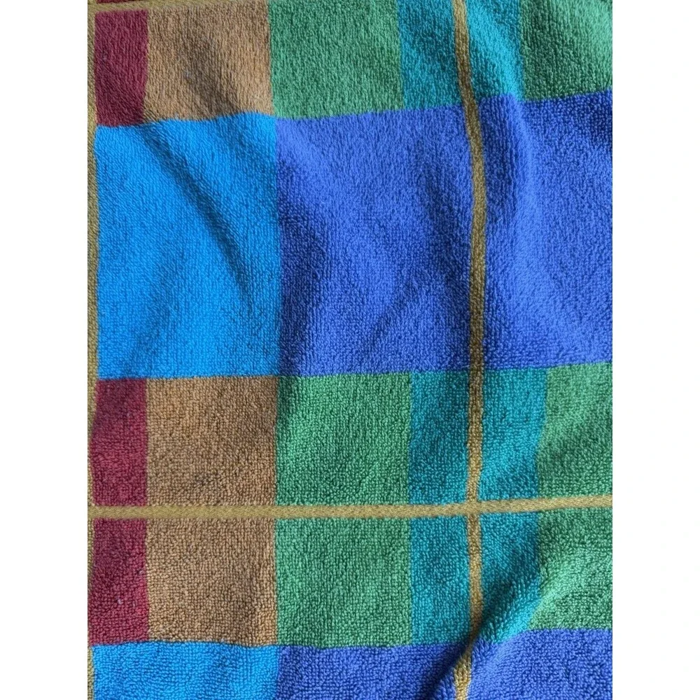 Vintage TERRISOL Beach Towel Blanket LARGE 59